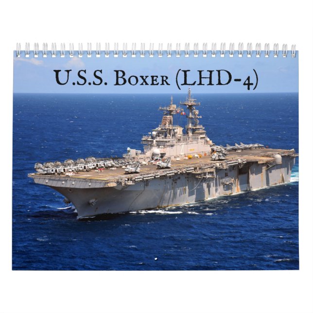 Calendário Boxer USS (LHD-4) (Capa)