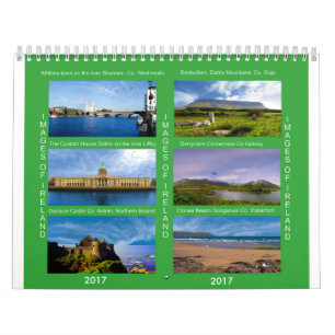 Calendário Branco de Duas Páginas