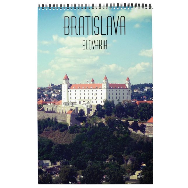 Calendário Bratislava cidade Eslováquia (Capa)