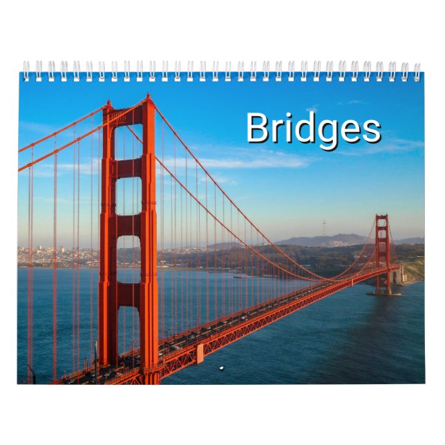 Calendário Bridges Photography Across the World Calendar (Capa)