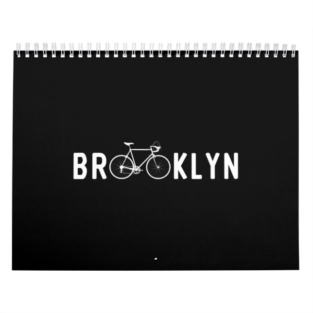 Calendário Brooklyn Bicycle Cycling (Capa)