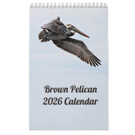 Calendário Brown Pelican 2025