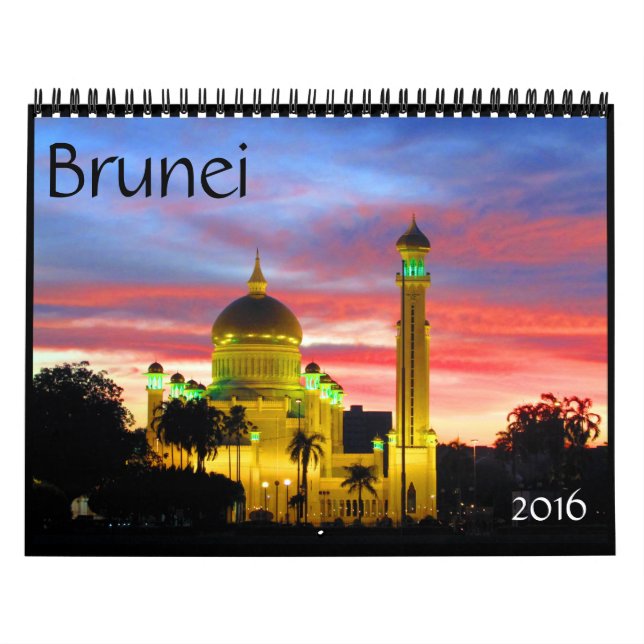 Calendário brunei 2016 (Capa)