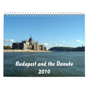 Calendário Budapest e o Danúbio