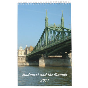 Calendário Budapest e o Danúbio