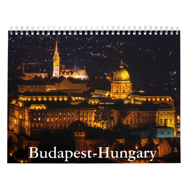 Calendário Budapest-Hungary Calendar (Capa)