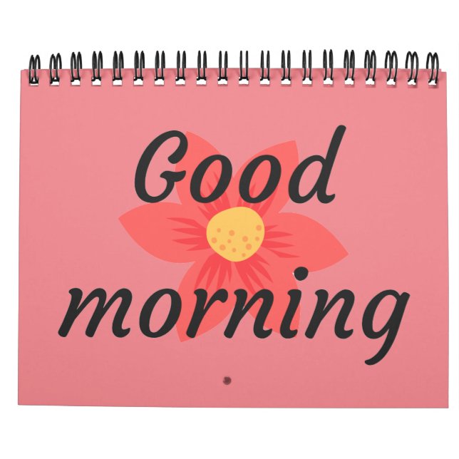 Calendário Buenos Días | Good morning (Verso)