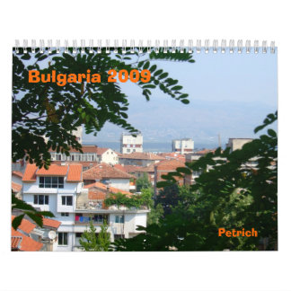 Calendário Bulgária 2009