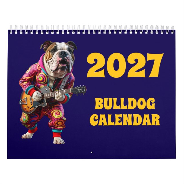 Calendário Bulldog 2027 (Capa)