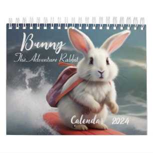 Calendário Bunny The Adventure Rabbit 2024