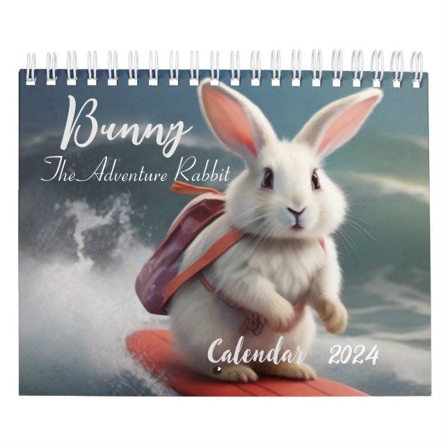 Calendário Bunny The Adventure Rabbit 2024 (Capa)