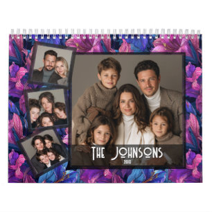 Calendário Buquê Floral de Amarílis Feliz Bem-Estar Mental