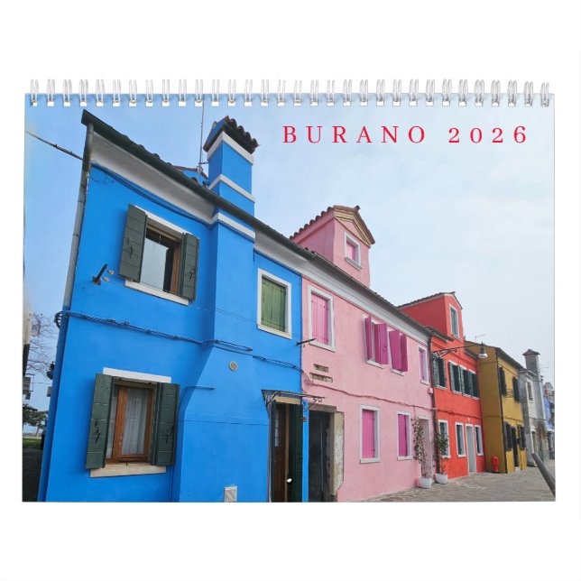 Calendário Burano 2026 (Capa)