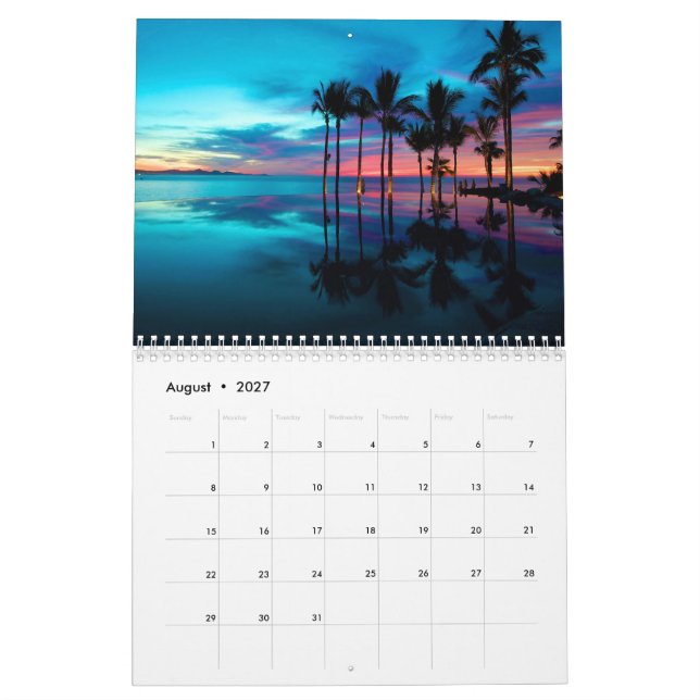 Calendário Cabo San Lucas Calendar (Ago 2027)
