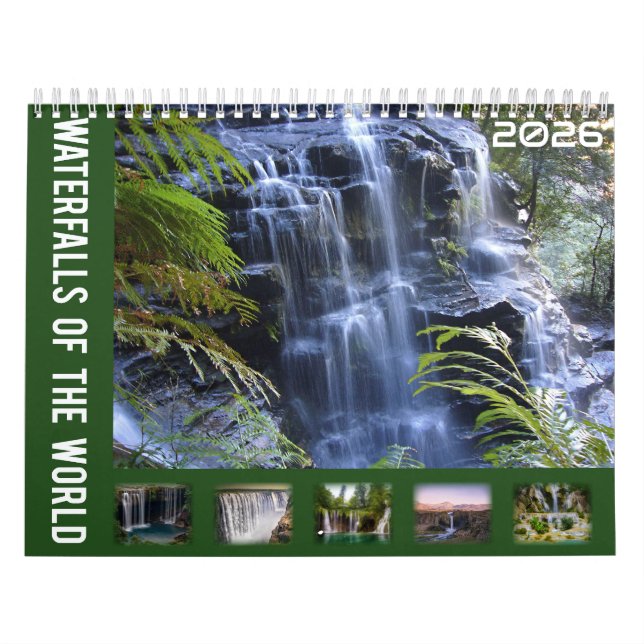Calendário Cachoeiras do Mundo 2026 (Capa)