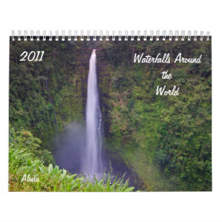 Calendário Cachoeiras em todo o mundo, 2011
