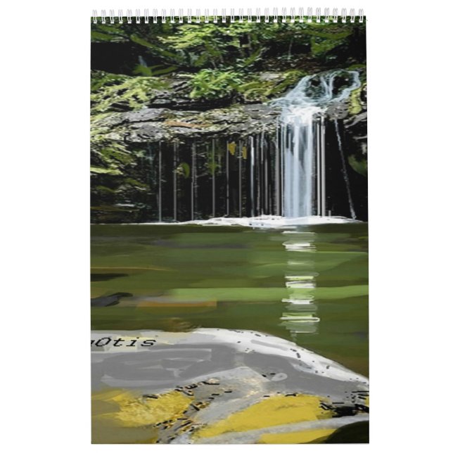 Calendário Cachoeiras enevoadas (Capa)