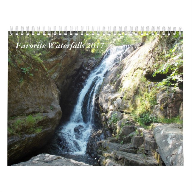 Calendário Cachoeiras favoritas 2017 (Capa)