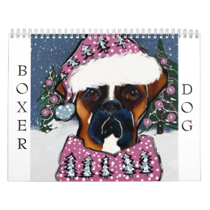 Calendário Cachorro Boxer