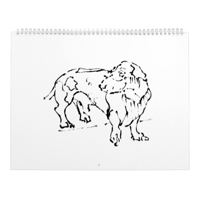 Calendário Cachorro Dachshund Fofo – 2027 (Capa)