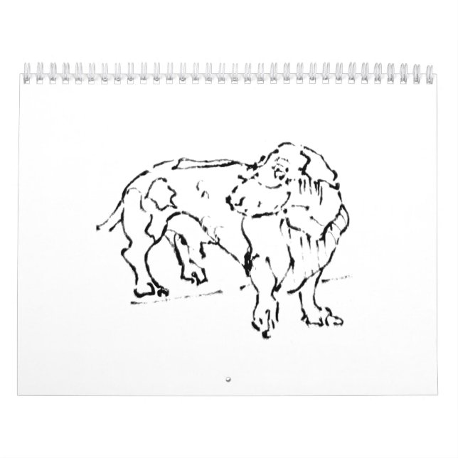 Calendário Cachorro Dachshund Fofo – 2027 (Capa)