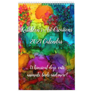 Calendário Cachorro, Gatos, Animais, Pássaros e Mais Calendár