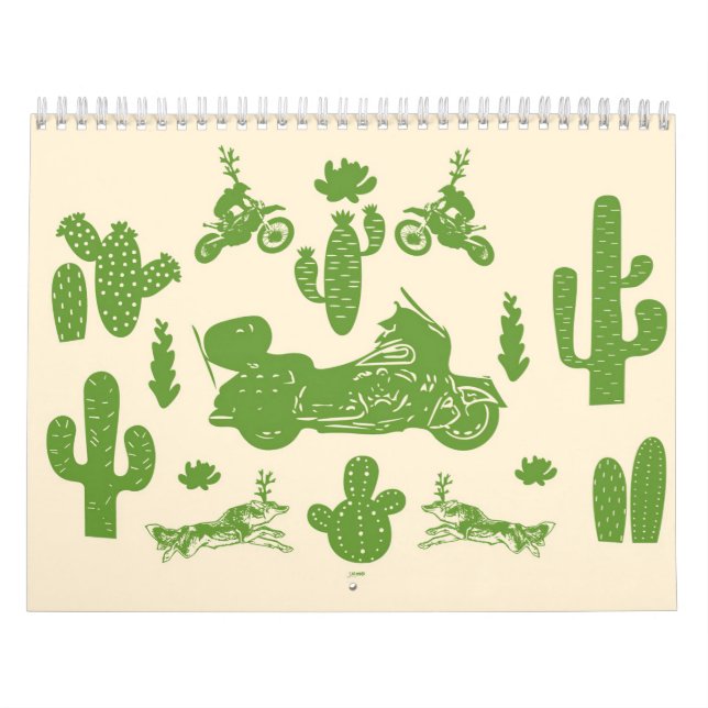 Calendário Cactus Bikes Aand Wolfs (Capa)
