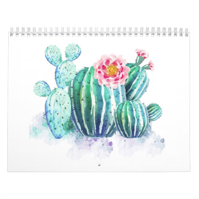 Calendário Cactus Pintado (Capa)