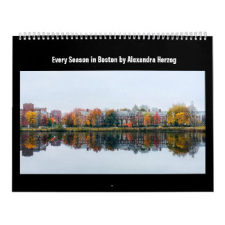 Calendário Cada estação em Boston
