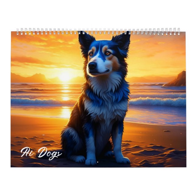 Calendário Cães AI | Miudezas e cães (Capa)