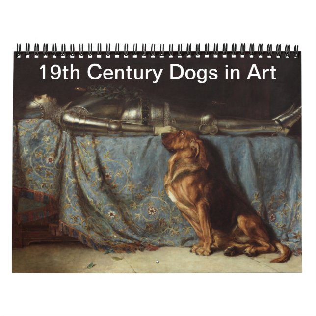 Calendário Cães do século XIX na Arte (Capa)