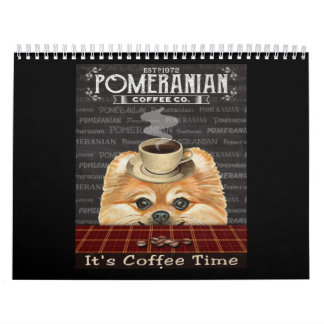 Calendário Café Canino Pomerano
