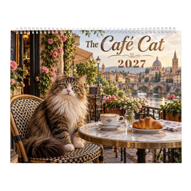 Calendário Café Cats Café Europeu (Capa)
