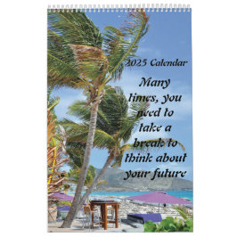 Calendário Café da praia de 2025 #2025 restaurante de praia