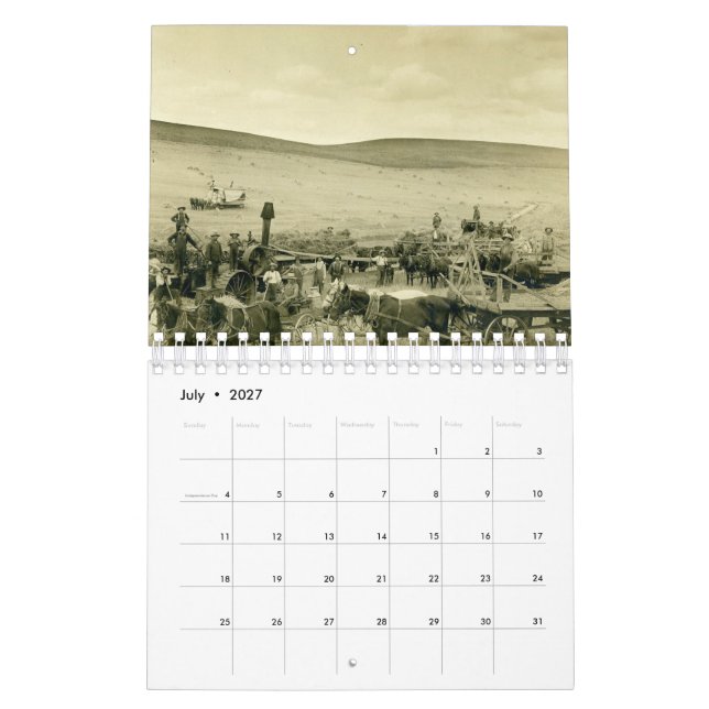 Calendário Calendar (Jul 2027)