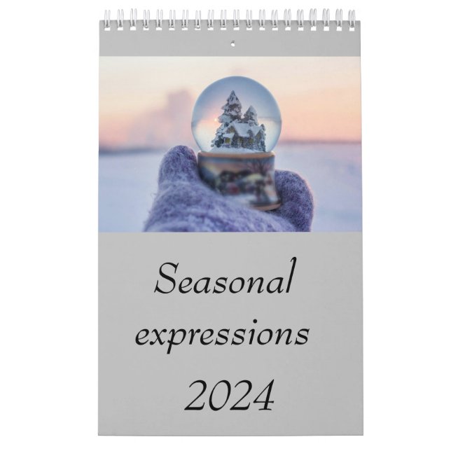 Calendário Calendar2024 Expressões sazonais (Capa)