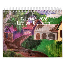 Calendário Calendar 2026 :  Life On The Farm