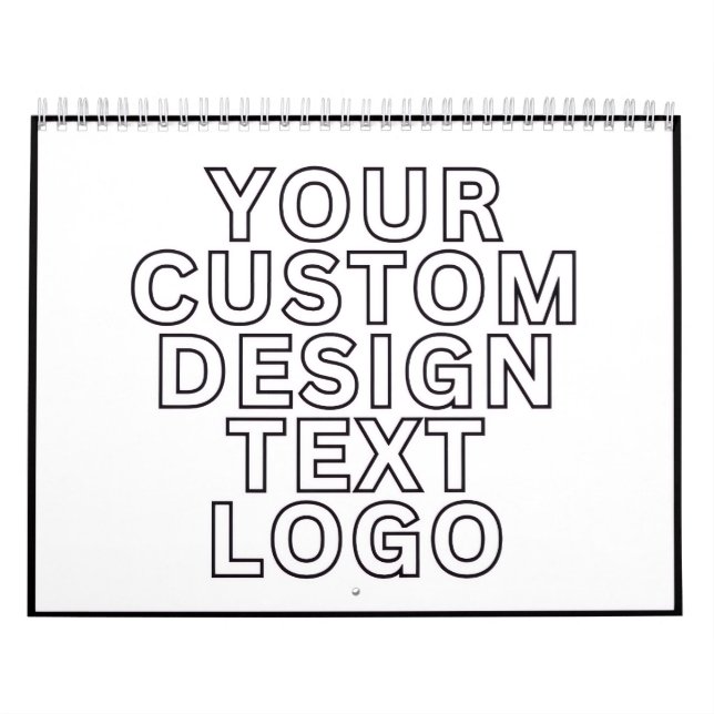 Calendário Calendar Custom with Business Logo Personalized  (Capa)