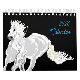 Calendário Calendar :  Love OF Horses