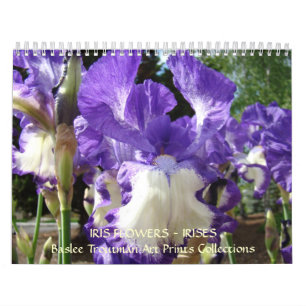 Calendário CALENDAR Natureza Fotografia Floral Iris Flores