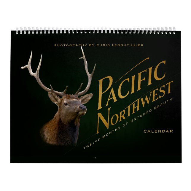 Calendário Calendar Pacific Northwest Wildlife (c)2026 (Capa)