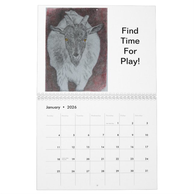 Calendário Calendar por Nina 2012 (Jan 2026)