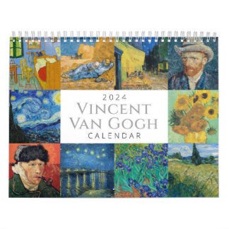 Calendário Calendar Vincent Van Gogh 2024