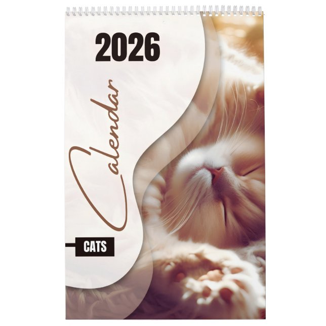 Calendário Calendar with cute cats (Capa)