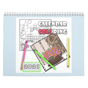 Calendário Calendário, cor , 2021