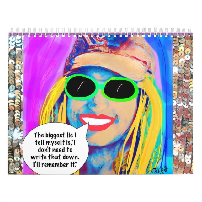 calendário - calendário de arte de menina ruim (Capa)