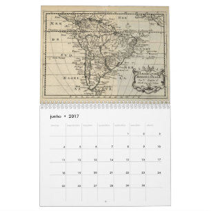Calendário Calendário: Mapas do Brasil
