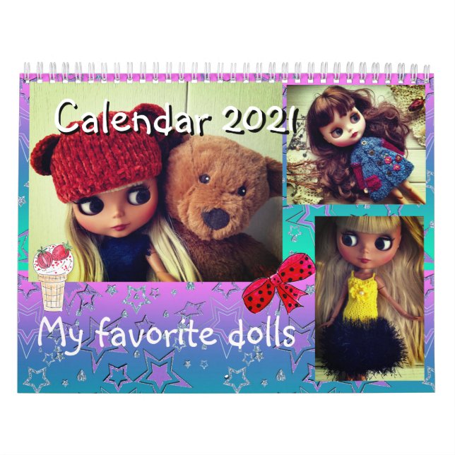 Calendário Calendário. Minhas bonecas favoritas (Capa)