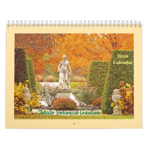 CALENDÁRIO CALENDÁRIO/TOLEDO (OHIO) JARDIM BOTÂNICO/QUEDA