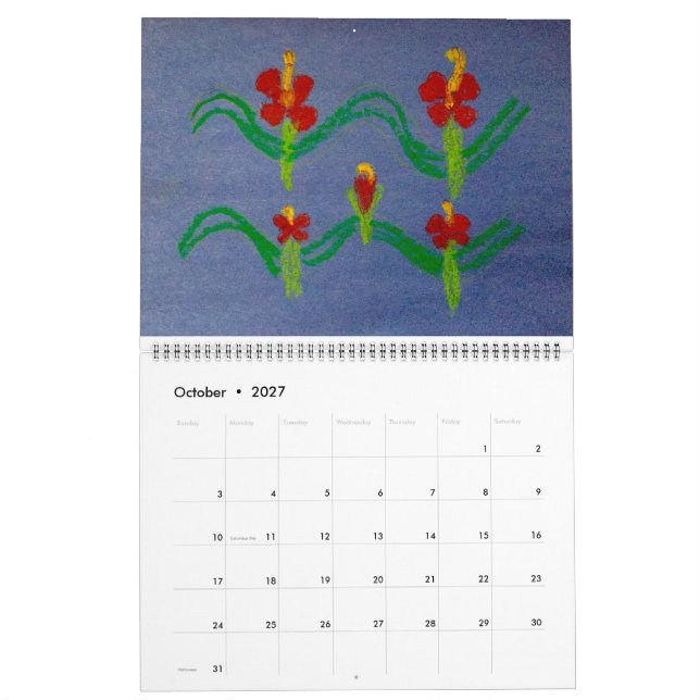 CALENDÁRIO CALENDER ANÍTIMO (Out 2027)